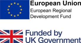 ERDF and UK Government logos